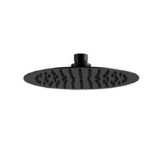 Ultra Thin 10 inch Matte Black Rain Shower Head